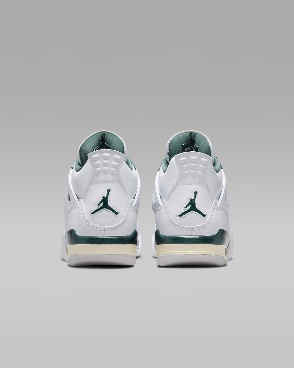 Air Jordan 4 Retro Oxidized Green Big Kids Shoes. Nike